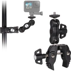 Hurtel Uchwyt zaciskowy na aparat fotograficzny i kamerę sportową GoPro Uchwyt zaciskowy na aparat fotograficzny i kamerę sportową GoPro 13254797 9145576282861