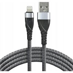 Kabel USB EverActive USB-A - Lightning 2 m Szary (CBB-2IG) 13256133 5903205773975