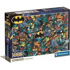 Clementoni Clementoni Puzzle 1000el Impossible Batman 39906 13276643 8005125399062