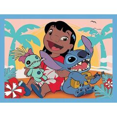 Trefl Puzzle 2w1 + memos Wesoły dzień Lilo i Stitch 93585 TREFL 13276796 5900511935851