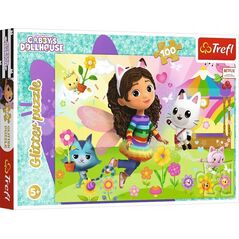 Trefl PUZZLE 100 Glitter Brokatowa Gabby 14832 13276806 5900511148329