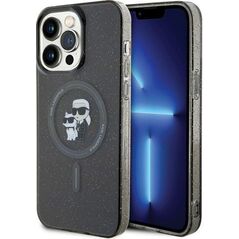 Karl Lagerfeld Karl Lagerfeld KLHMP15XHGKCNOK iPhone 15 Pro Max 6.7" czarny/black hardcase Karl&Choupette Glitter MagSafe 13295074 3666339162665