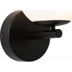 Kinkiet Paulmann Lampa ścienna łazienkowa GOVE LED 5W 400lm 3000K IP44 230V czarny matowy / metal / szkło 13295356 4000870710746