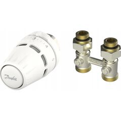 Danfoss Zestaw 2-elementowy Regus M30x1.5 + RLV-KB 1/2" prosty 13295863 5702424625214