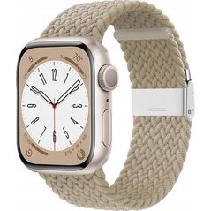Crong Crong Wave Band - Pleciony pasek do Apple Watch 38/40/41 mm (kamienny beż) 13298422 5904310703451