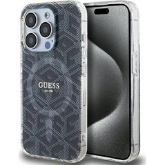 Guess Guess GUHMP15XHGCUSTGK iPhone 15 Pro Max 6.7" czarny/black hardcase IML GCube MagSafe 13300792 3666339221874