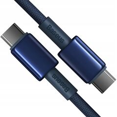 Kabel USB Baseus USB-C - USB-C 2 m Niebieski (P10319800321-04) 13307585 6932172655532
