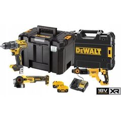 Zestaw elektronarzędzi Dewalt 18v xr zestaw combo dcd791|dcg405, dch263|2 aku 5ah, ład. 13308201 5035048752579
