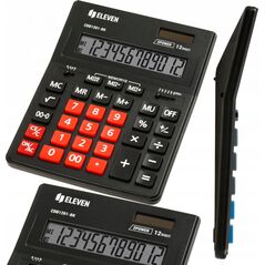 Kalkulator Eleven ELEVEN kalkulator biurowy czarny z pomarańczową klawiaturą numeryczną CDB1201BK-OR 13315765 5904966863431