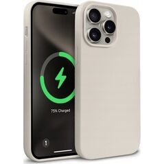 Crong Etui Crong Color Cover Magnetic Apple iPhone 15 Pro Max MagSafe kamienny beż 13316246 5904310704533
