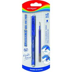 Keyroad Długopis wymazywalny KEYROAD 0,7mm, plus wkład/zapas, blister, niebieski 13318235 6941288759638
