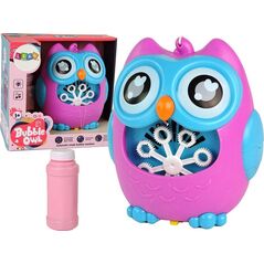 LeanToys Maszynka do Baniek Mydlanych Sowa Dźwięk Różowa 13321250 5905679072219