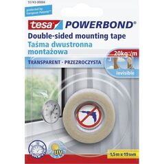 Tesa tesa Powerbond Montageband Transparent 1,5m 19mm 13333165 4042448843142