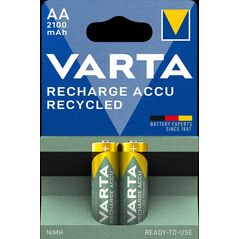 Bateria Varta Varta Akku RECHARGE Recycled AA  HR6  2100mAh           2St. 13333215 4008496979035