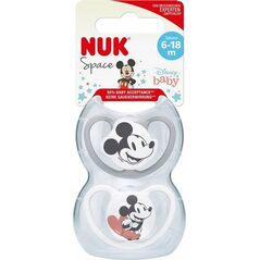 NUK NUK Schnuller Disney Mickey Mouse 6-18 M. 2 Stück 13333863 4008600405733