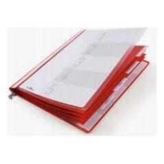 Durable DURABLE Personalhefter m Hängeschiene A4 5 Fächer rot 13334056 4005546733395