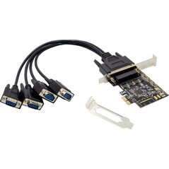 Conceptronic CONCEPTRONIC PCI Express Card 4-Port RS232 (DB9) Adapter 13338390 4015867236628