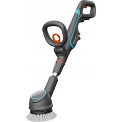 Gardena GARDENA cordless multi-cleaner AquaBrush Compact 18V P4A solo, hard floor cleaner (grey/turquoise, without battery and charger, POWER FOR ALL ALLIANCE) 13339681 4066407502727