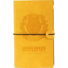 Harry Potter Harry Potter - Skórzany notatnik podróżny Hufflepuff 12x19,6 cm (Żółty) 13339732 8435497277512