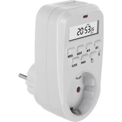 GreenBlue Włącznik czasowy - timer cyfrowy GreenBlue,  max. obciążenie 16A, IP20, GB362 F 13341475 5902211133889