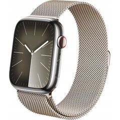 Crong Crong Milano Steel – Pasek ze stali nierdzewnej do Apple Watch 42/44/45/49 mm (szampański) 13342209 5904310704632