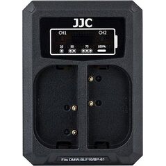 Ładowarka do aparatu JJC Ładowarka dwukanałowa JJC DCH-BLF19E do akumulatorów DMW-BLF19E 13355960 6950291562616