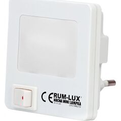 Lampka wtykowa do gniazdka Rum-Lux Lampka kwadrat LED biała LN-03 LED 13401412 5905003006279