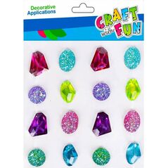 Craft with Fun OZDOBA DEK KRYSZT SPRZYL 16SZT SZLACH CF 12/144 13401791 5908275177128