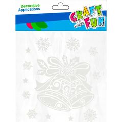 Craft with Fun OZDOBA BN NAKLEJKI NA SZYBE DZWONKI CF 12/144 13410750 5908275180425