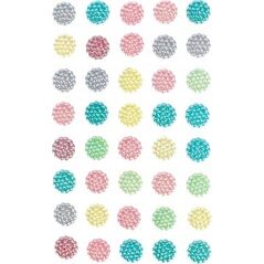 Craft with Fun OZDOBA DEK PERELKI SPRZYL KWIAT 40SZT CF 12/144 13410847 5908275177043