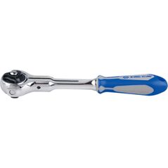 King Tony GRZECHOTKA 1/4" Z RUCHOMĄ GŁOWICĄ 72 ZĘBY, Z PRZYCISKIEM, 150mm, UCHWYT GUMOWY King Tony 13437791 4712755664340