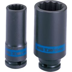 King Tony NASADKA DŁUGA UDAROWA 1/2" 16mm x 80mm, 12-kąt King Tony 13438520 4712755660274