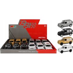 Mega Creative AUTO TEREN MET P/B 11CM MIX4 MC DISP 12/144/288 13441103 5905523608779