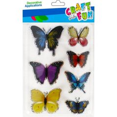 Craft with Fun NAKLEJ MOTYL 3D 7SZT CF PBH 12/288 13441224 5904335883909