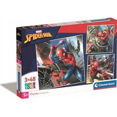 Clementoni Clementoni Puzzle 3x48el SuperColor square Marvel Spiderman 25316 13455464 8005125253166