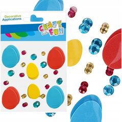 Craft with Fun OZDOBA DEK EVA JAJKA SPRZYL KRYSZTA CF 12/144 13455784 5905523621518