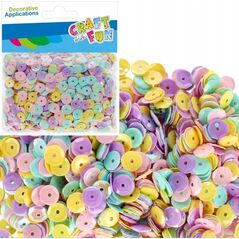 Craft with Fun CEKINY PASTEL GUZIK 42,5G CF PBH 12/120 13455789 5905523621297