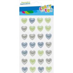 Craft with Fun OZDOBA DEK PERLOWA SPRZYL SERC 28SZT NI/BI12/144 13455802 5905523621570
