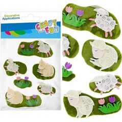 Craft with Fun OZDOBA DEK FILC OWIECZ SPRZYL 6SZT CF PBH 12/144 13455810 5905523621419