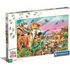 Clementoni Clementoni Puzzle 104el Super Kraina Dinozaurów 25779 13456026 8005125257799