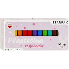 Starpak PLASTELINA 12KOL RABBIT STK PUD 1/40 13458178 5905523633368