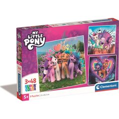 Clementoni Clementoni Puzzle 3x48el SuperColor My Little Pony 25322 13458651 8005125253227