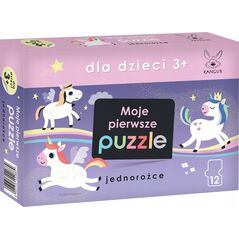 Kangur Dla Dzieci 3+. Moje pierwsze puzzle Jednorożce Kangur 13459704 5905723440889