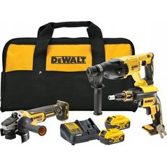 Zestaw elektronarzędzi Dewalt 18v xr zestaw dch133 dcg405 dcf620 2x5ah 13493998 5035048794265
