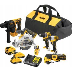 Zestaw elektronarzędzi Dewalt DEWALT ZESTAW COMBO 12V DCK611P1D2 (DCH072+DCS512+DCD701+DCF801+DCS353+DCL510) 1x5,0 2x2,0Ah TORBA 13495456 5035048792988