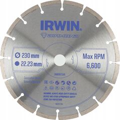 Irwin IRWIN TARCZA DIAMENTOWA 230mm x 22,23mm / SEGMENTOWA do betonu, cegły, granitu i marmuru 13495551 5054905292485