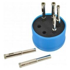 Wiertło AWTools AWTOOLS ZESTAW KORON DO GRESU kpl.6szt. (2x6mm, 8, 10mm) DO PRACY NA SUCHO/MOKRO 13518551 5903678616120