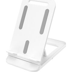 Podstawka Hurtel Podstawka stojak na telefon tablet uniwersalny rozkładany biała Podstawka stojak na telefon tablet uniwersalny rozkładany biała 13521666 9145576277898