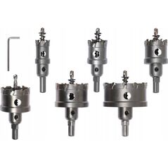 Yato YT. TCT HOLE SAW SET FOR METAL 6 pcs. 13528263 5906083095887