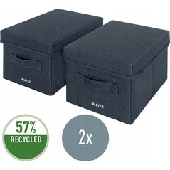 Leitz Pude�ko z pokrywk� Leitz Fabric ma�e 2sz 13534181 4002432134939